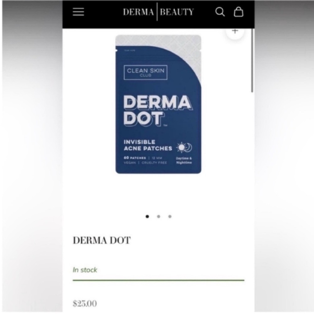 BNWT derma dot pimple patches